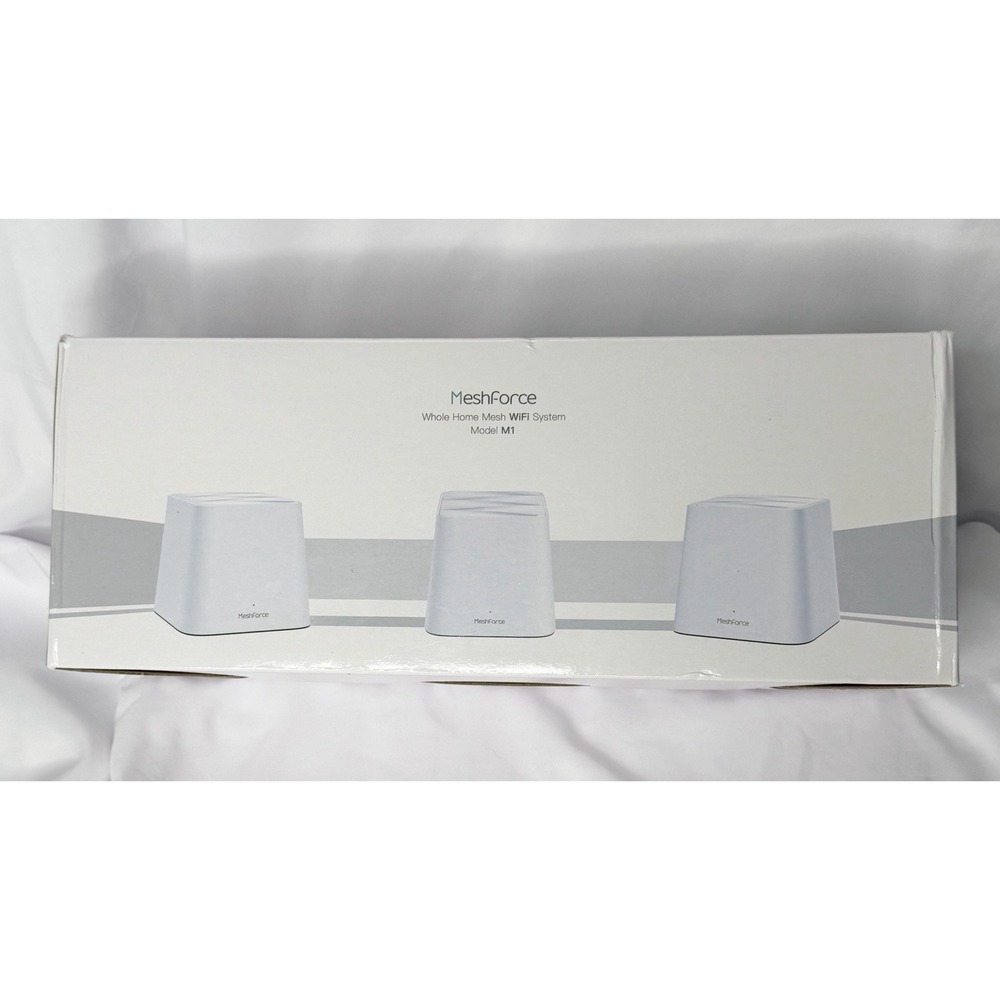 MeshForce M1 Whole Home Mesh AC1200 Dual Band WiFi System - Pack of 3